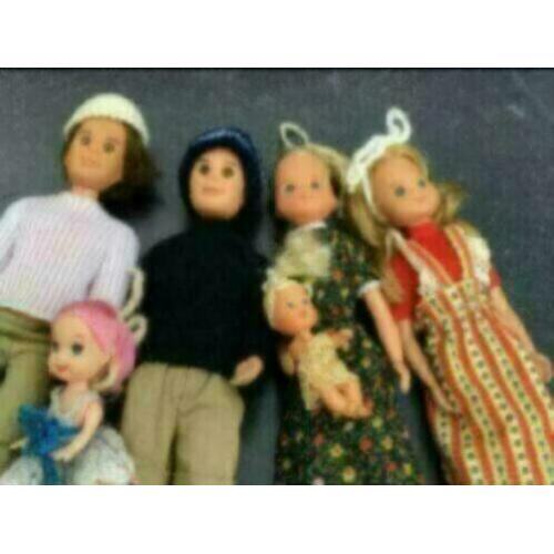 MATTEL Barbie poppen The SUNSHINE HAPPY FAMILY 1973