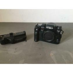 Minolta dynax 9 & vc-9 grip in absolute nieuwstaat!
