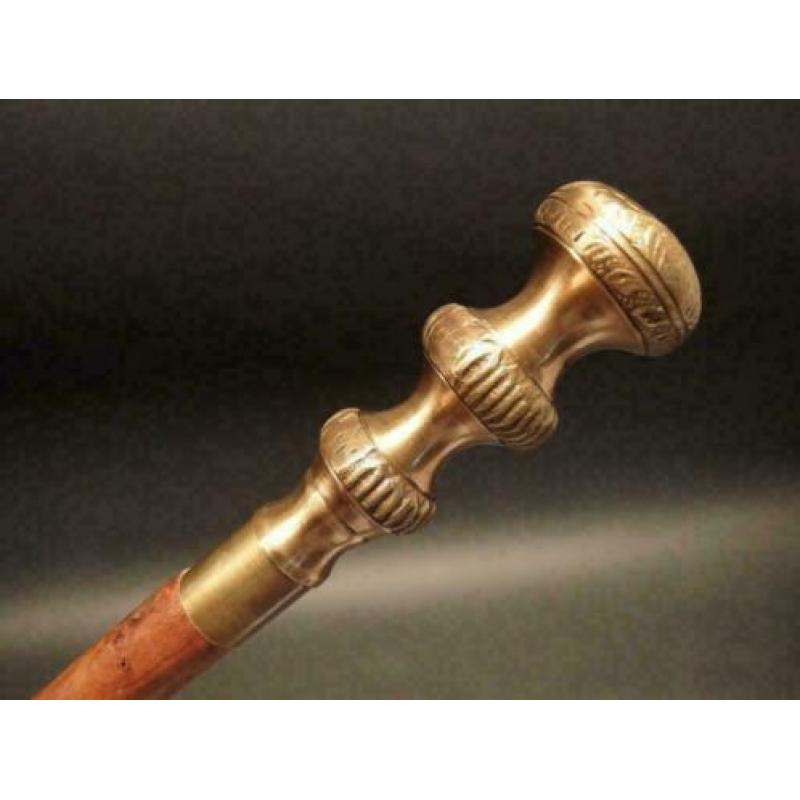 Wandelstok Antiek Vintage spiraal Victoriaans Handgemaakt