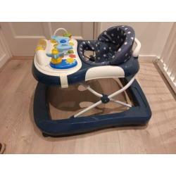 Qute loopstoel Q-rolls jeans star