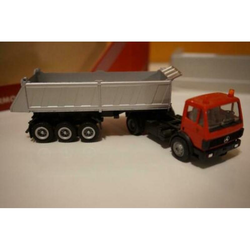 Mercedes oplegger – kipper jaren `70/80 Herpa 1/87