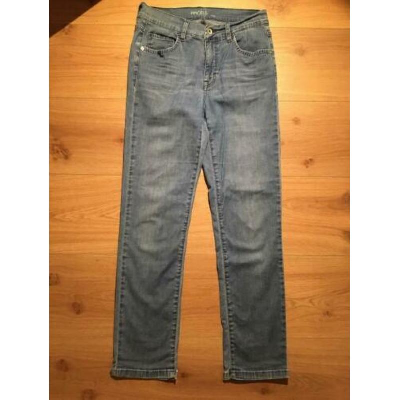 Leuke SKINNY, met mooi motiefje van HM mt 38 NIEUWSTAAT