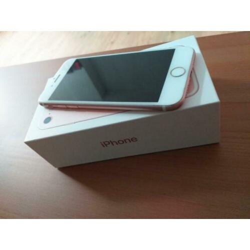 Iphone 8 64gb rosegoud incl oplader en hoesje