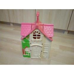 Vintage poppenhuis Fisher Price / Landhuis Loving Family