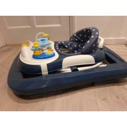 Qute loopstoel Q-rolls jeans star