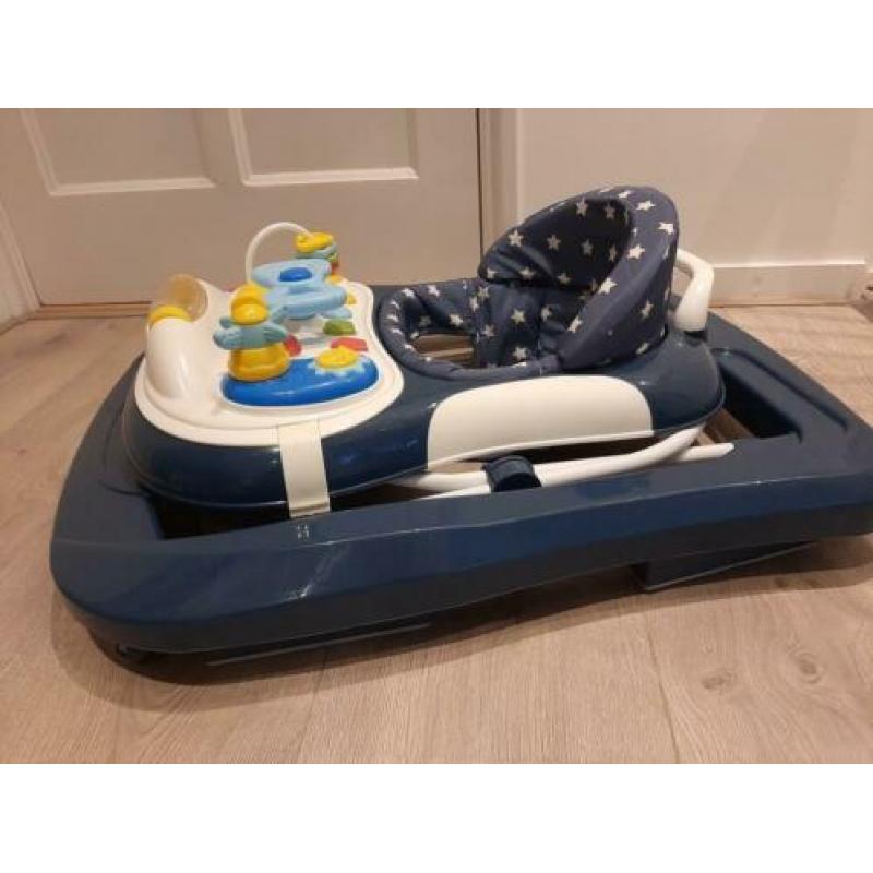 Qute loopstoel Q-rolls jeans star