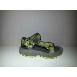 Teva sandalen groen-geel maat 20