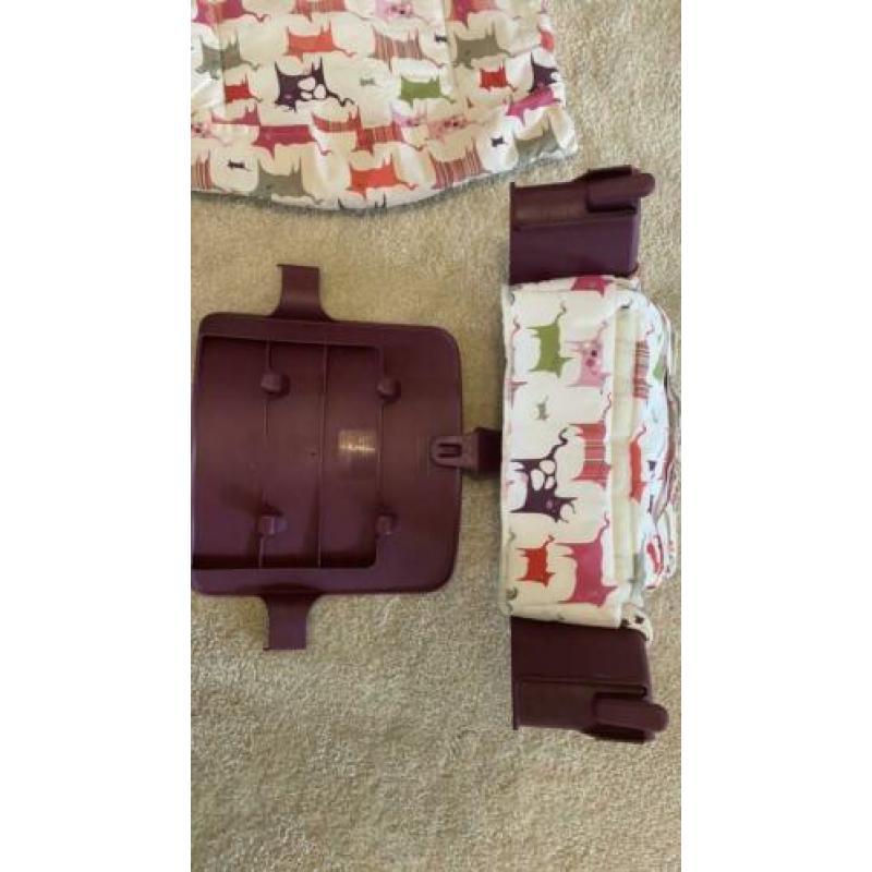 Stokke tripp trapp babyset + stoelverkleiner paars meisje