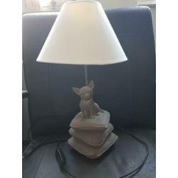 happy house, tafellamp, lamp, chihuahua, grijs, wit