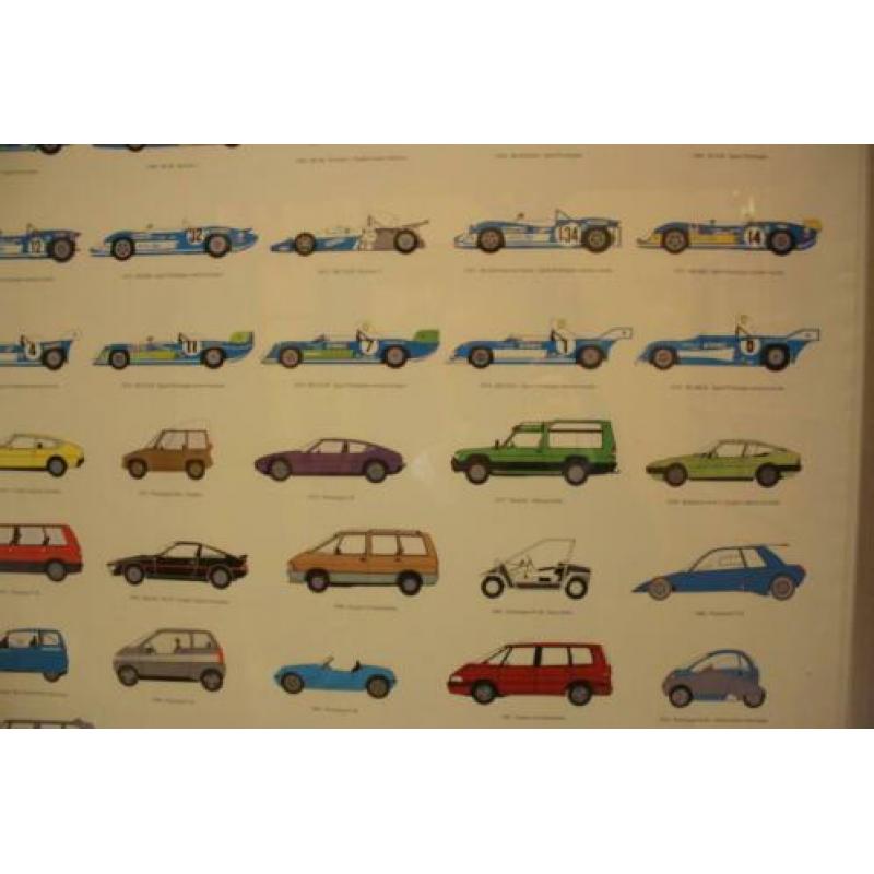 Matra poster in alu frame