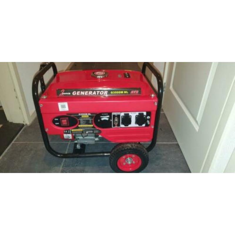2force stroom generator 3500 met vele extra's