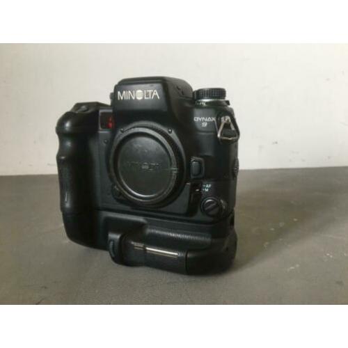 Minolta dynax 9 & vc-9 grip in absolute nieuwstaat!