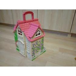 Vintage poppenhuis Fisher Price / Landhuis Loving Family