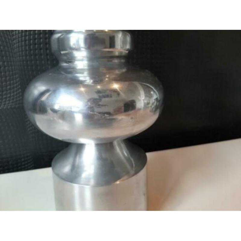 Hoge luxe metalen kandelaar voor stompkaars 52cm !