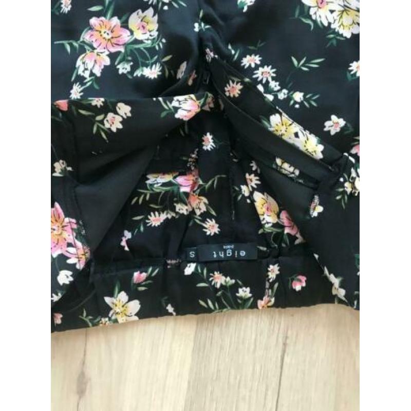--> EIGHT’ Paris bloem pak, kleur zwart met details, maat S