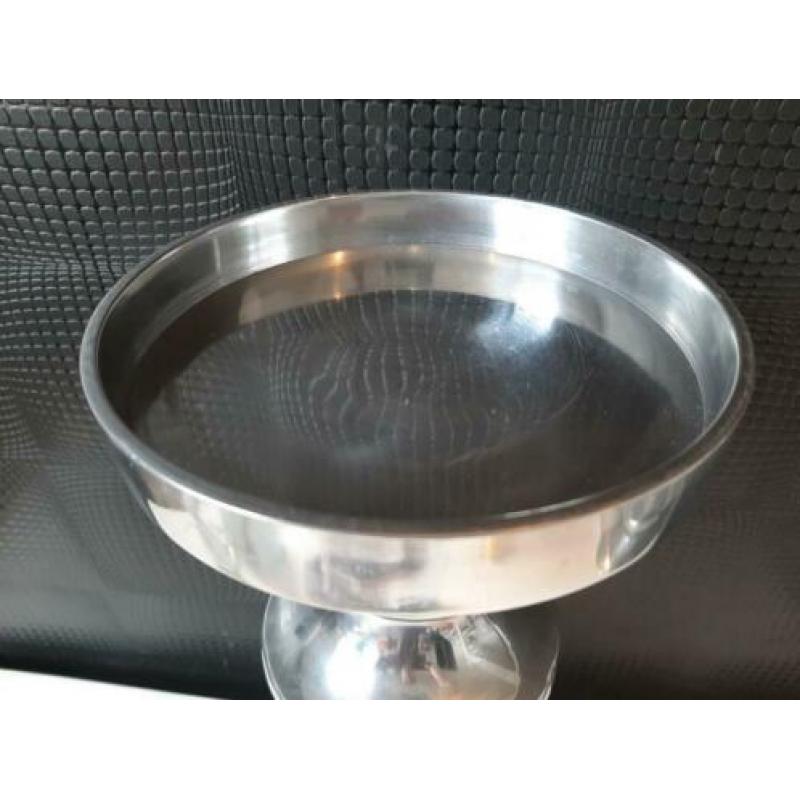 Hoge luxe metalen kandelaar voor stompkaars 52cm !
