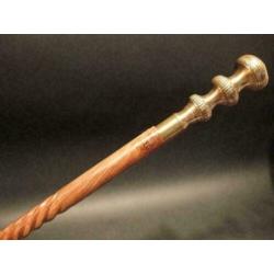 Wandelstok Antiek Vintage spiraal Victoriaans Handgemaakt