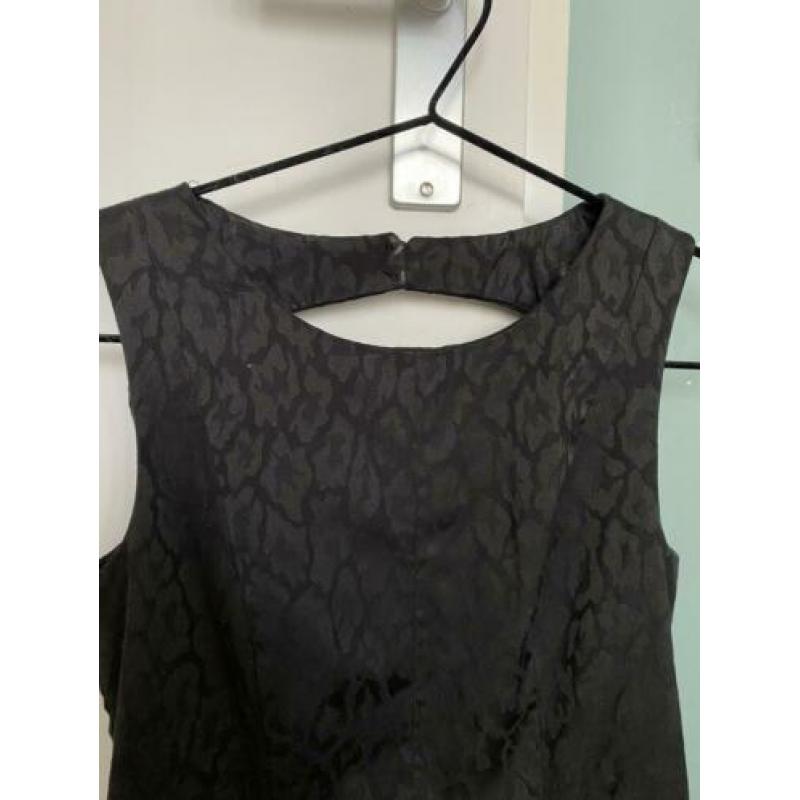 Zwart panterprint jurkje van H&M