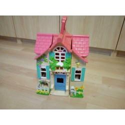 Vintage poppenhuis Fisher Price / Landhuis Loving Family