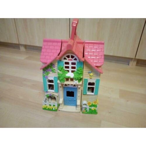 Vintage poppenhuis Fisher Price / Landhuis Loving Family