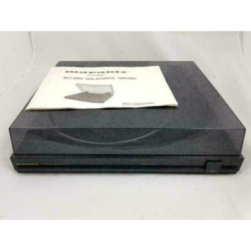 Vintage Marantz TT 151 platenspeler met handleiding