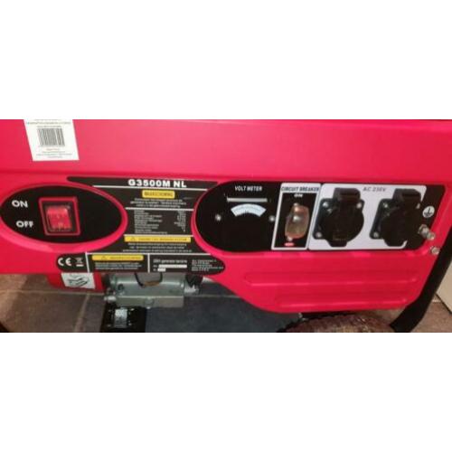 2force stroom generator 3500 met vele extra's
