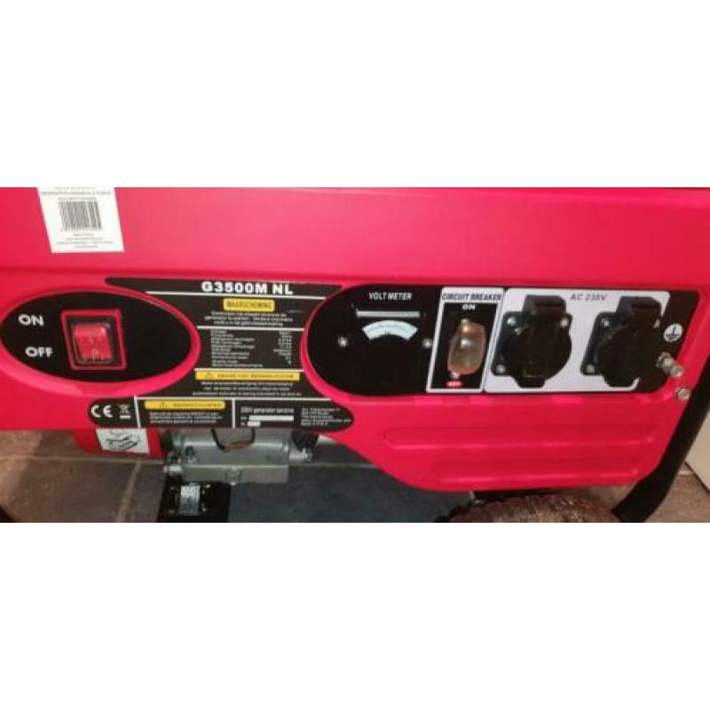 2force stroom generator 3500 met vele extra's