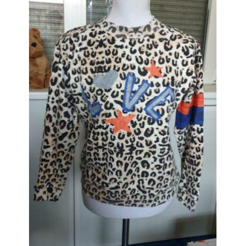 YeezLouise sweater PANTERprint "LOVE" mt.M2=36 SUPER!