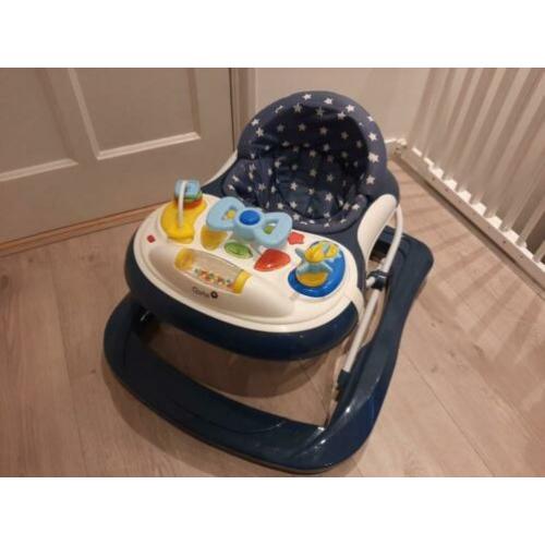 Qute loopstoel Q-rolls jeans star