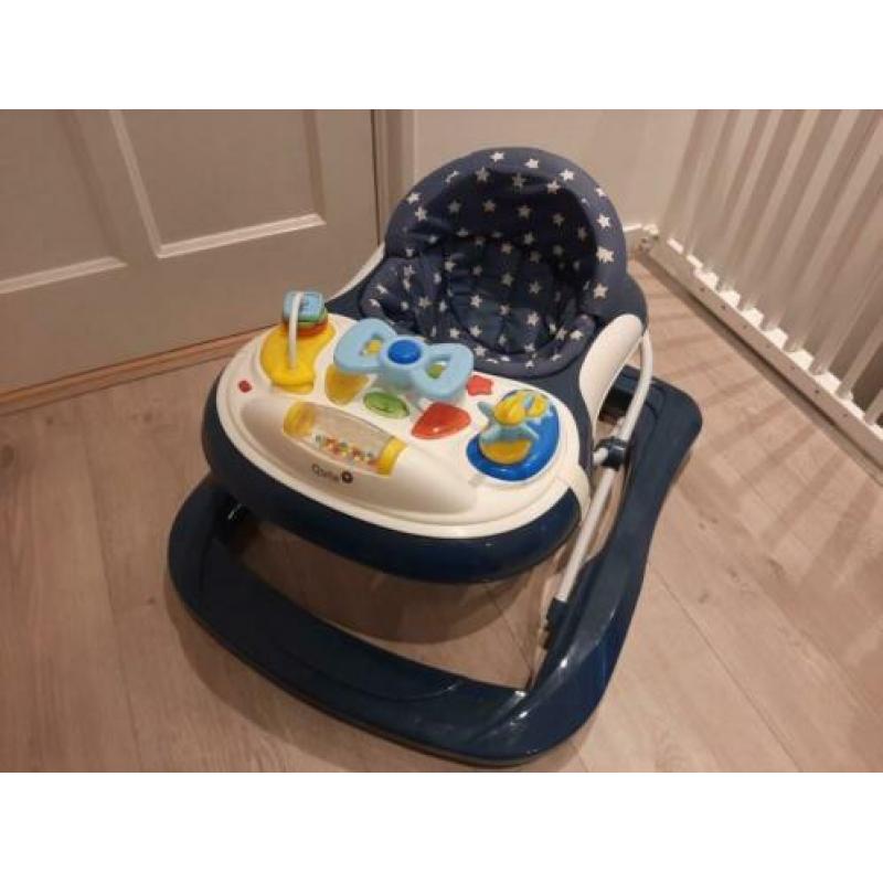 Qute loopstoel Q-rolls jeans star