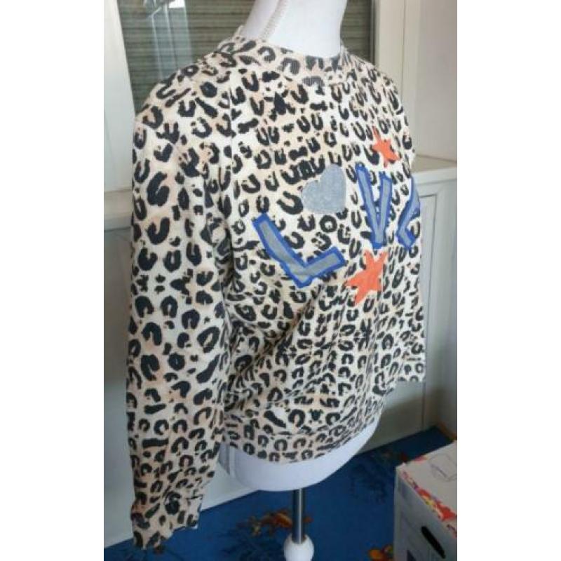 YeezLouise sweater PANTERprint "LOVE" mt.M2=36 SUPER!