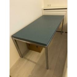 Bureau rvs blauw groen oersterk stabiel izgs