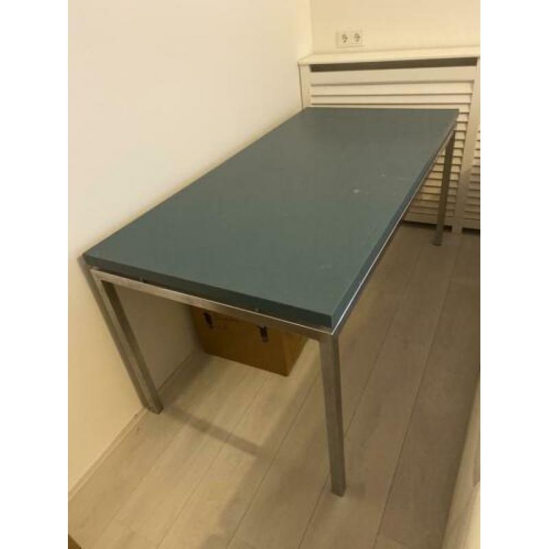 Bureau rvs blauw groen oersterk stabiel izgs