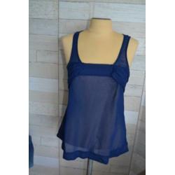 blauw voile tuniek - Only - maat 36 - i13