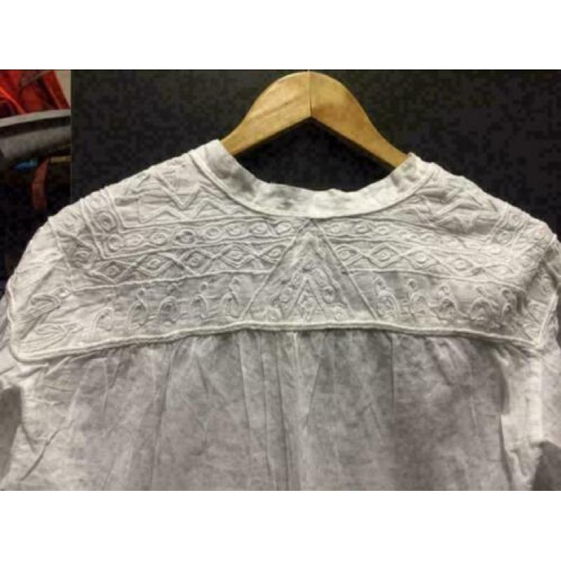 Wit zara blouse, maat: m