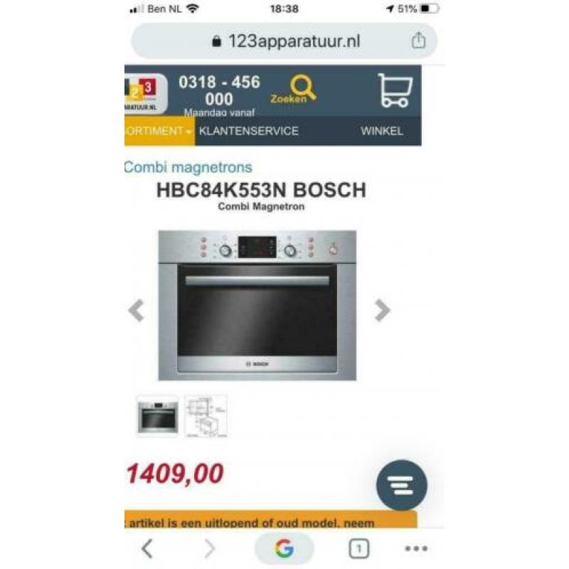 Luxe Bosch combimagnetron