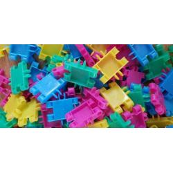 Glitter Clics 280 Delig met assen,wieltjes en dakjes