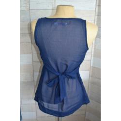 blauw voile tuniek - Only - maat 36 - i13