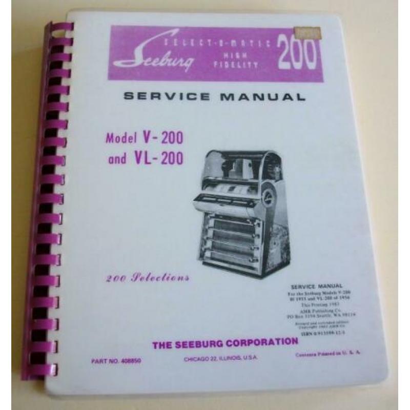 Seeburg V-200 manual
