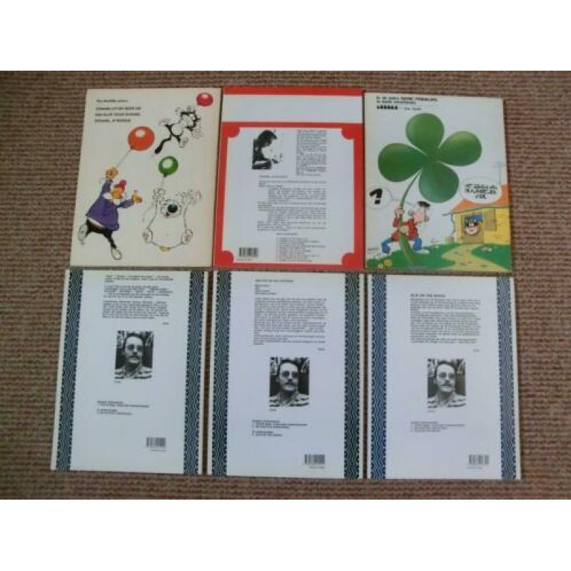 6 stripboeken met tekenwerk van Luc Dupanloup (Dupa)