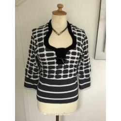 Rayura Paris. Maat 40 zwart wit