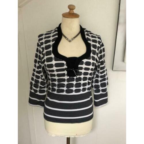 Rayura Paris. Maat 40 zwart wit