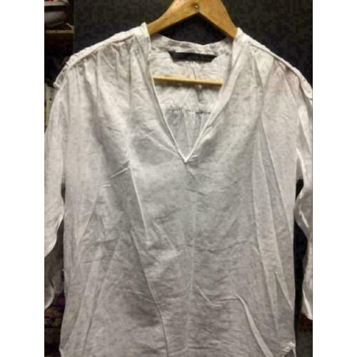 Wit zara blouse, maat: m