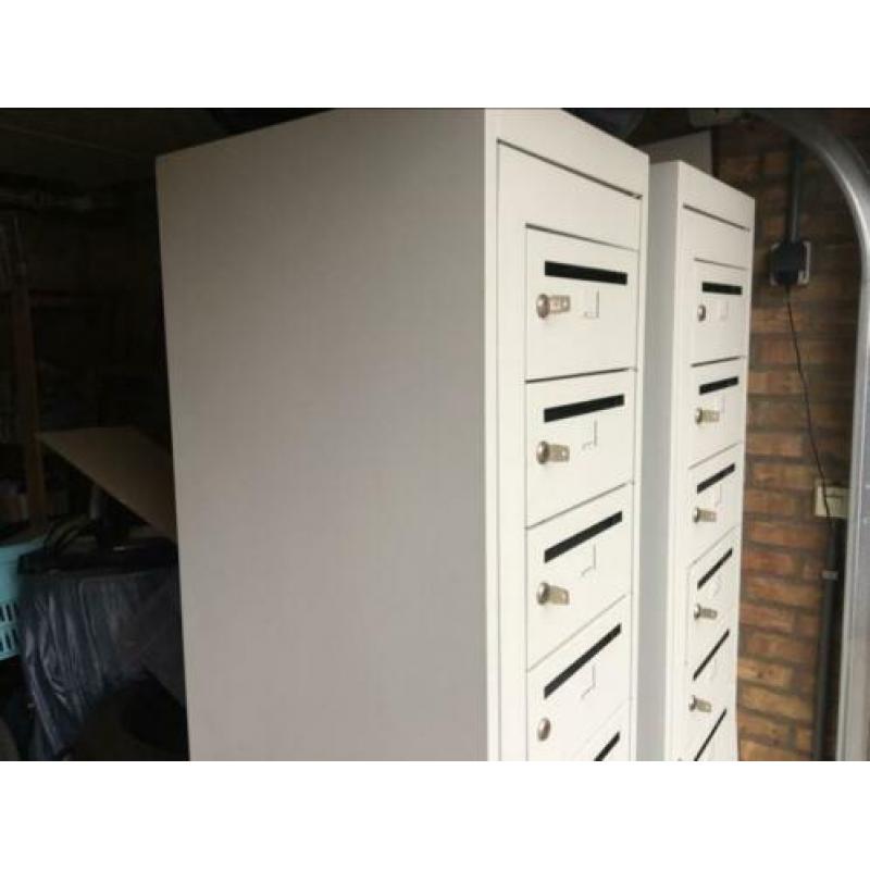 2 retro design plaatbatterij kasten
