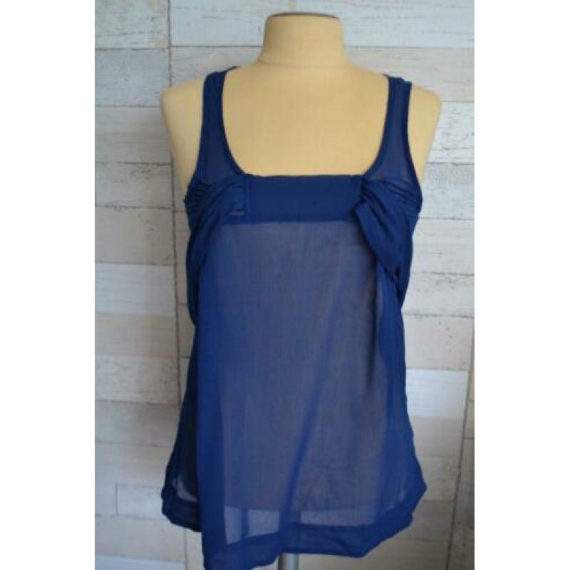 blauw voile tuniek - Only - maat 36 - i13
