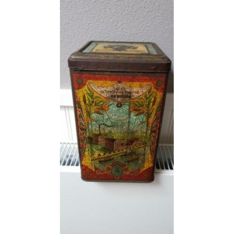 W.J.Boon poeder chocolade blik Wormerveer