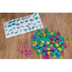 Glitter Clics 280 Delig met assen,wieltjes en dakjes