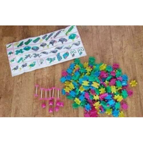 Glitter Clics 280 Delig met assen,wieltjes en dakjes