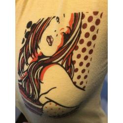 Junk98, T-shirt, geel, maat S, €15