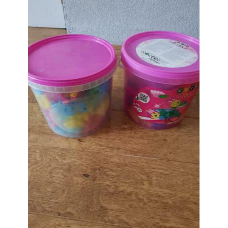 Glitter Clics 280 Delig met assen,wieltjes en dakjes